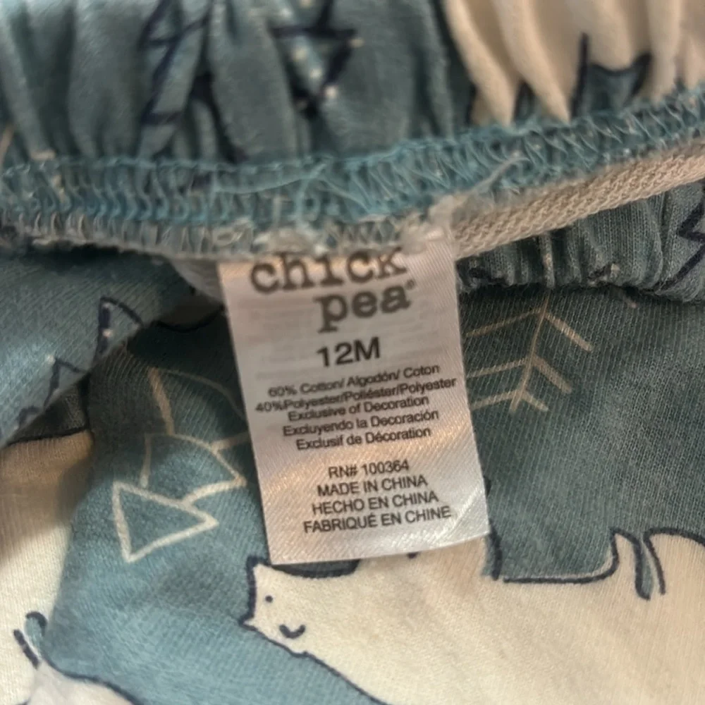 Adorable “Chill” Outfit. Sweater and pants set - 12 months